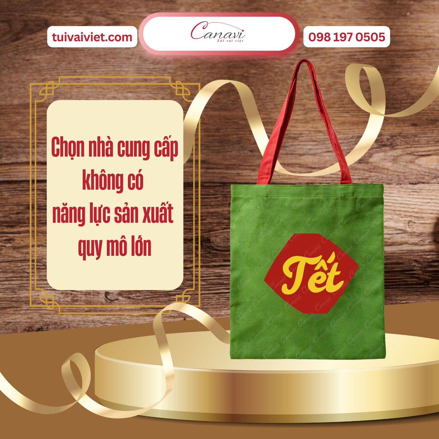 Chọn nhà cung cấp không có năng lực sản xuất quy mô lớn