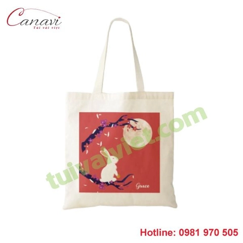 Túi Vải Bố Canvas Đựng Bánh Trung Thu TTT03