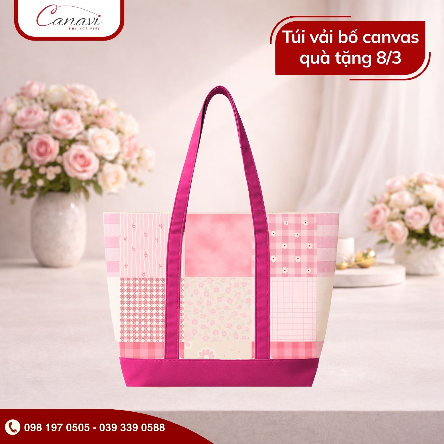 Chọn kiểu dáng túi vải phù hợp thói quen sử dụng