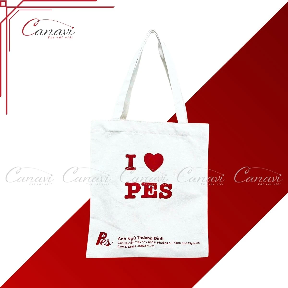Túi Vải Bố Canvas TVBC4 Anh Ngữ Thượng Đỉnh