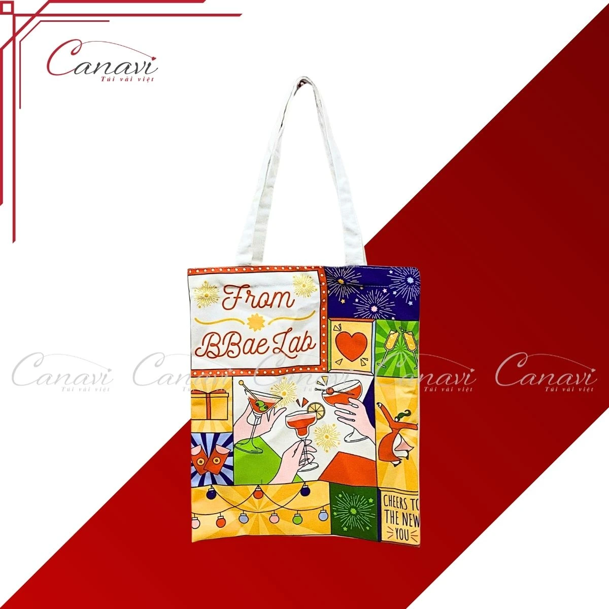 Túi Vải Bố Canvas TVBC8 BBae Lab năng động