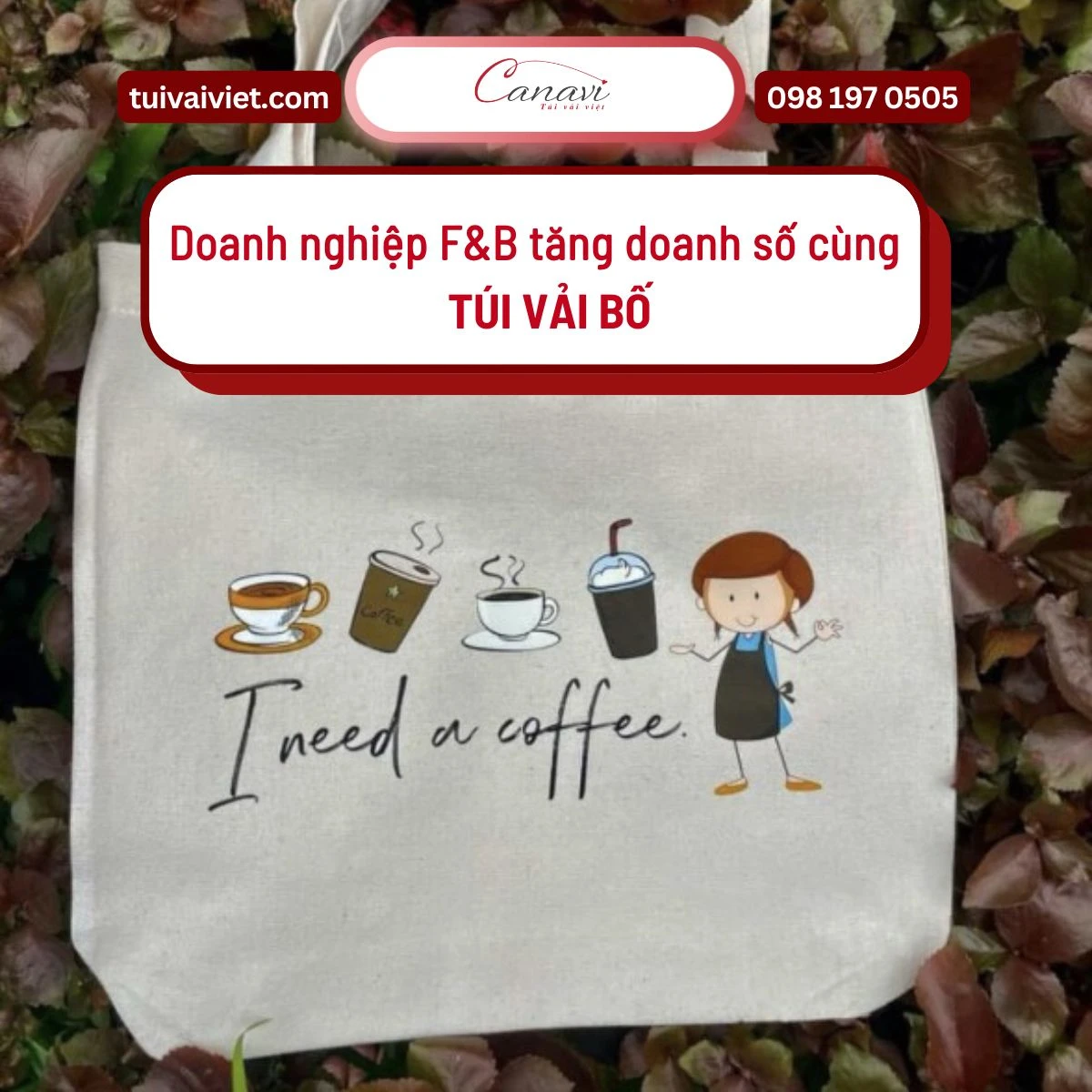 Túi vải canvas giá rẻ: Giải pháp kinh tế tặng kèm trong các chương trình khuyến mãi