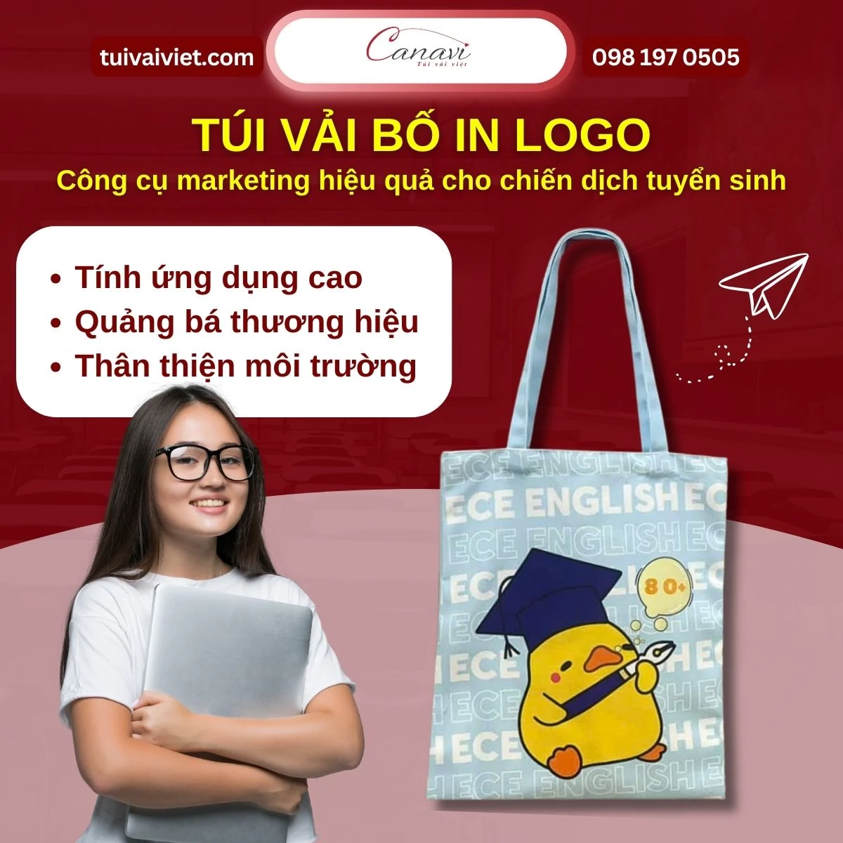 Lưu ý khi đặt may túi vải bố