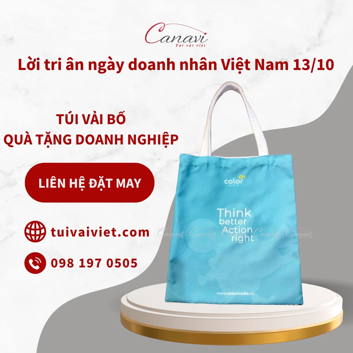 Túi vải bố - Giải pháp quà tặng tri ân doanh nhân