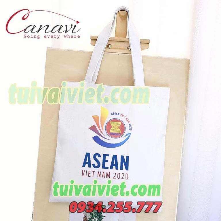 Túi tote vải canvas thời trang, sành điệu