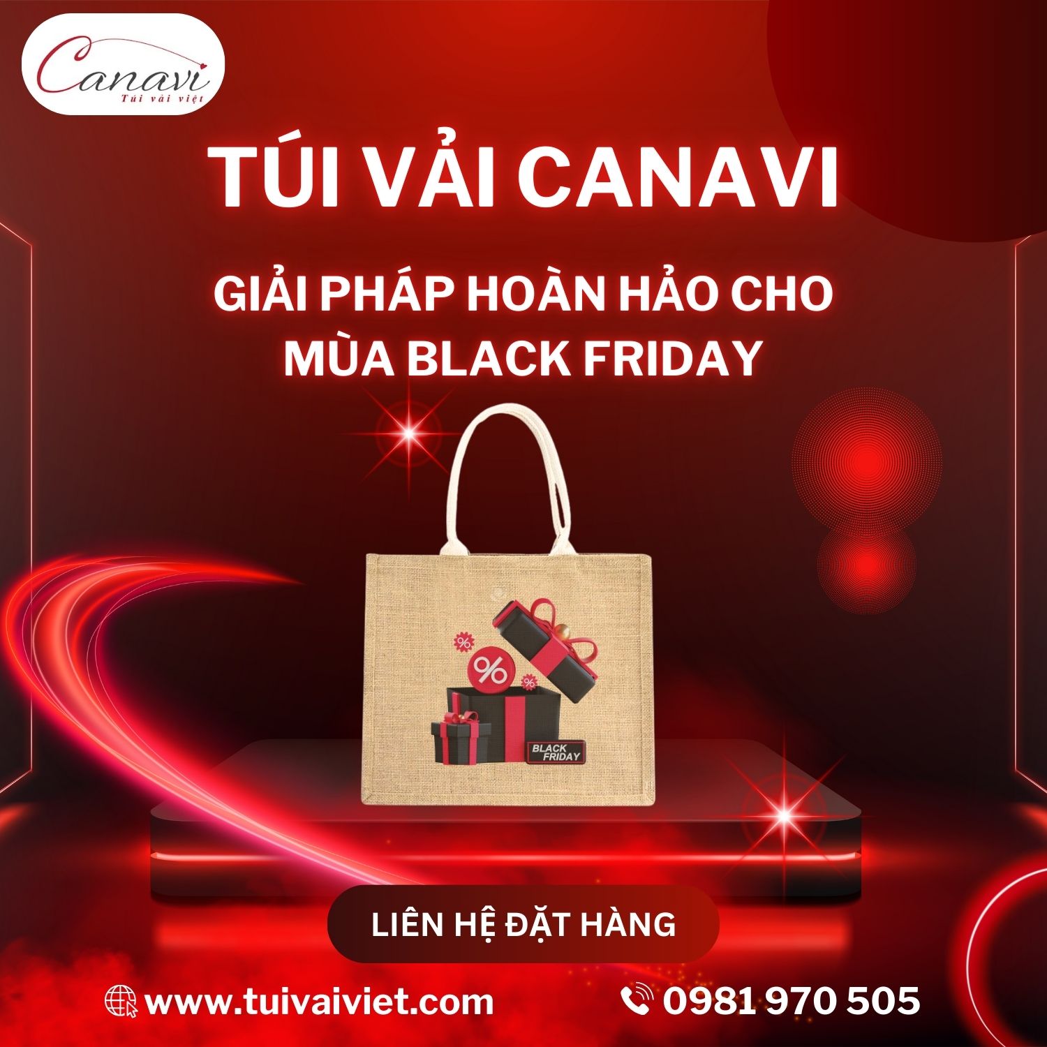 Canavi - đơn vị tiên phong trong sản xuất túi vải