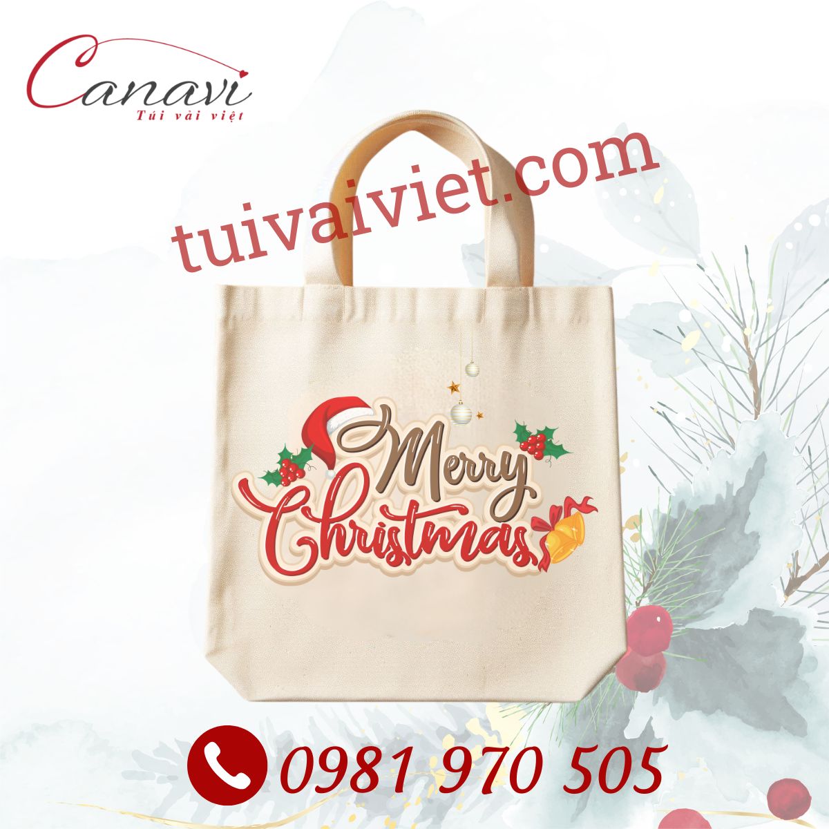 túi vải canvas quà tặng doanh nghiệp