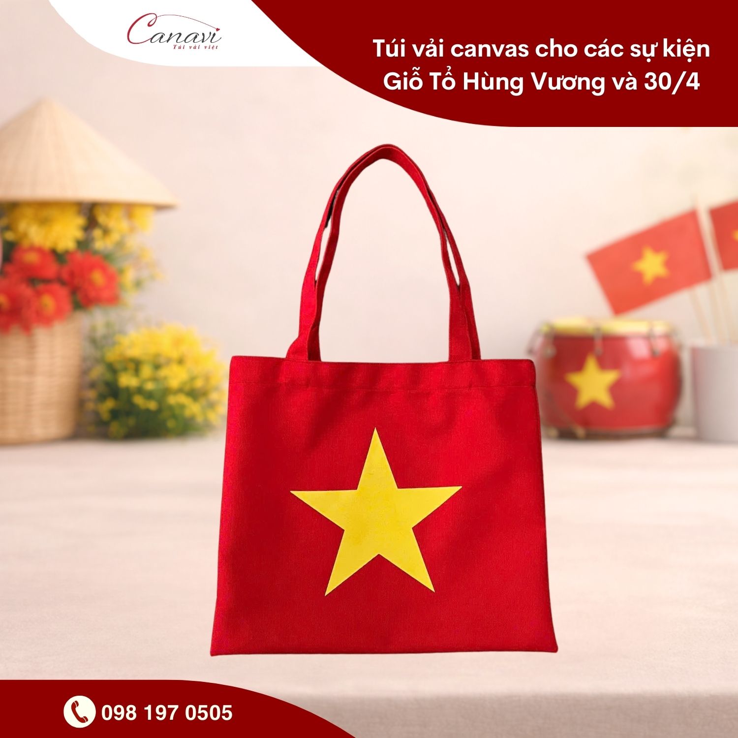 Vì sao túi vải canvas thường xuất hiện trong các sự kiện?
