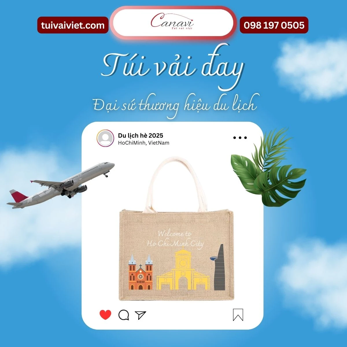 Canavi - Đối tác tin cậy trong việc tạo ra những chiếc túi đay đẳng cấp