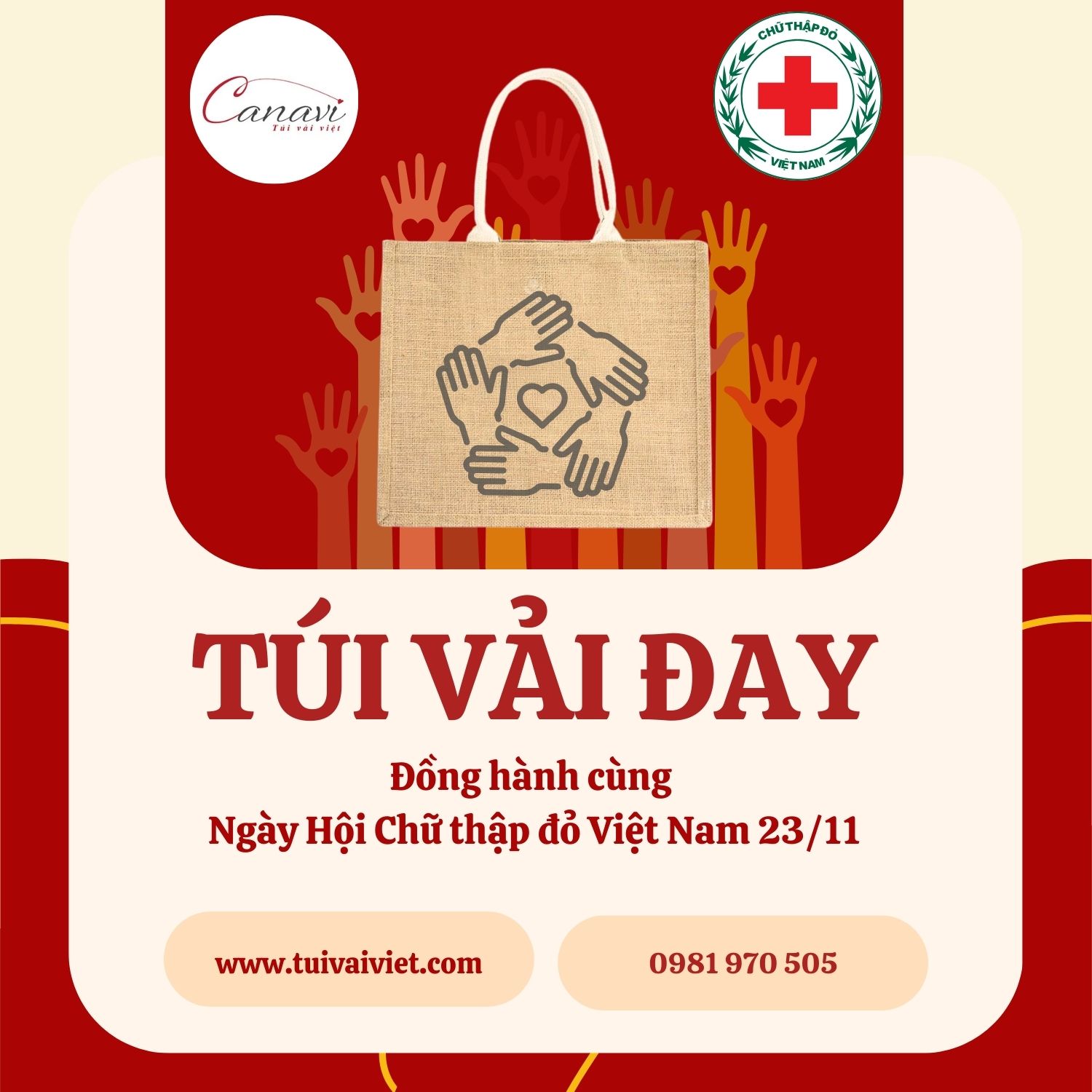 Túi vải đay - sản phẩm thân thiện môi trường