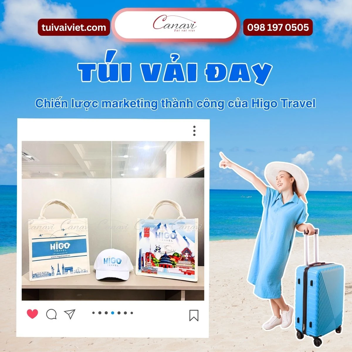 Giải pháp: Đặt may túi vải đay linen cao cấp từ Canavi