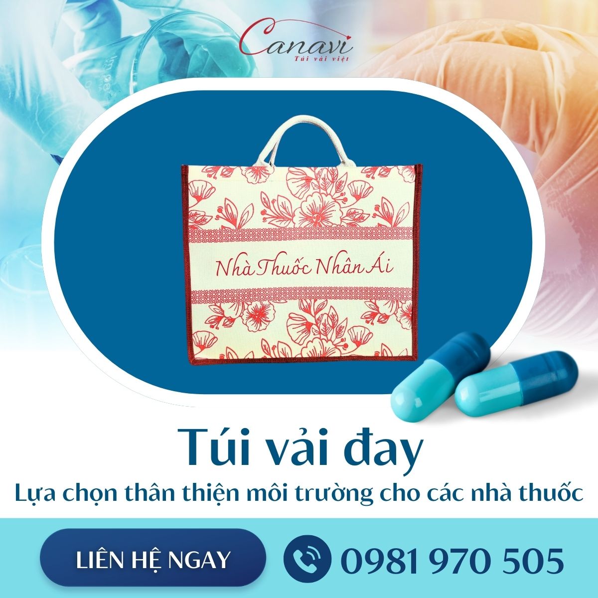 Xưởng may túi vải đay Canavi