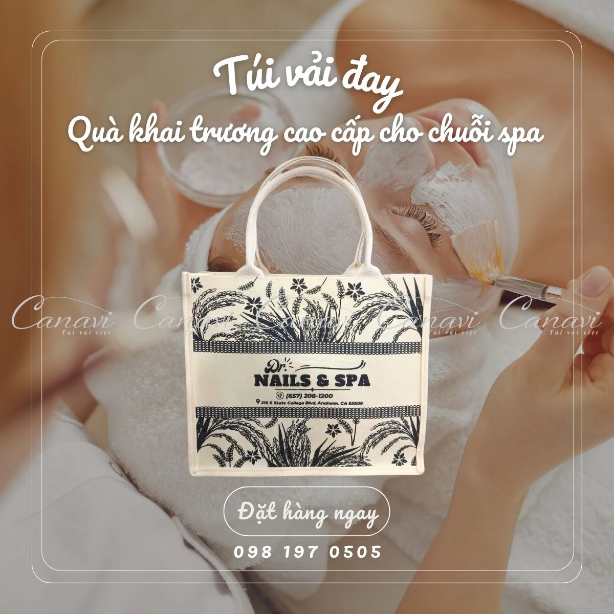 Tại sao túi vải đay lại phù hợp cho thương hiệu spa?