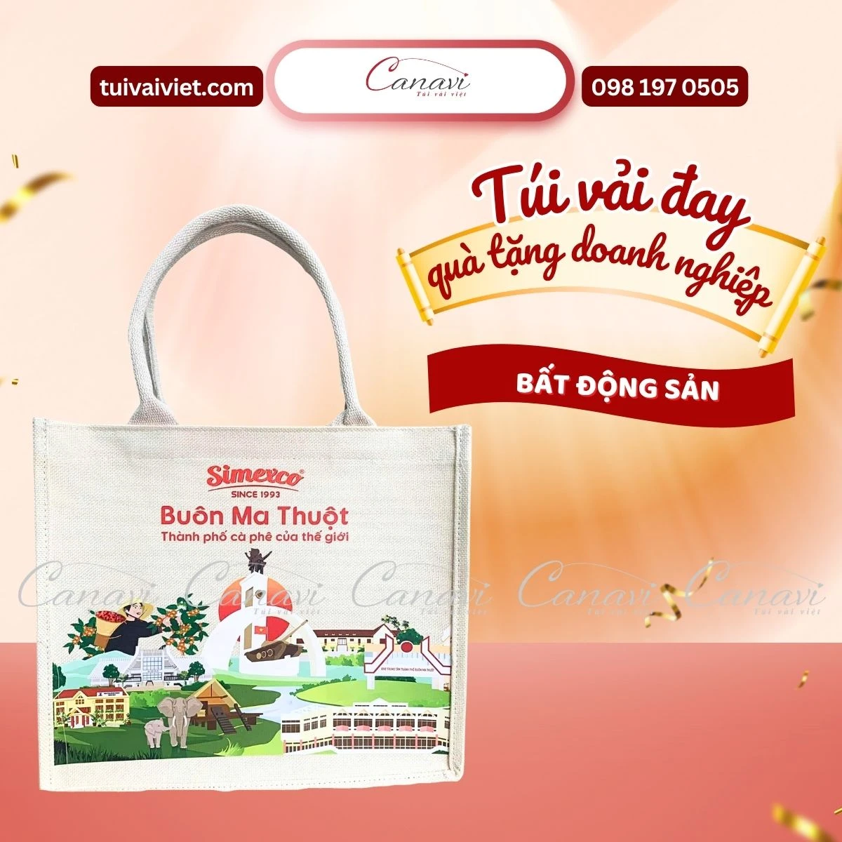 Lợi ích của việc đặt may túi vải đay trực tiếp từ xưởng sản xuất