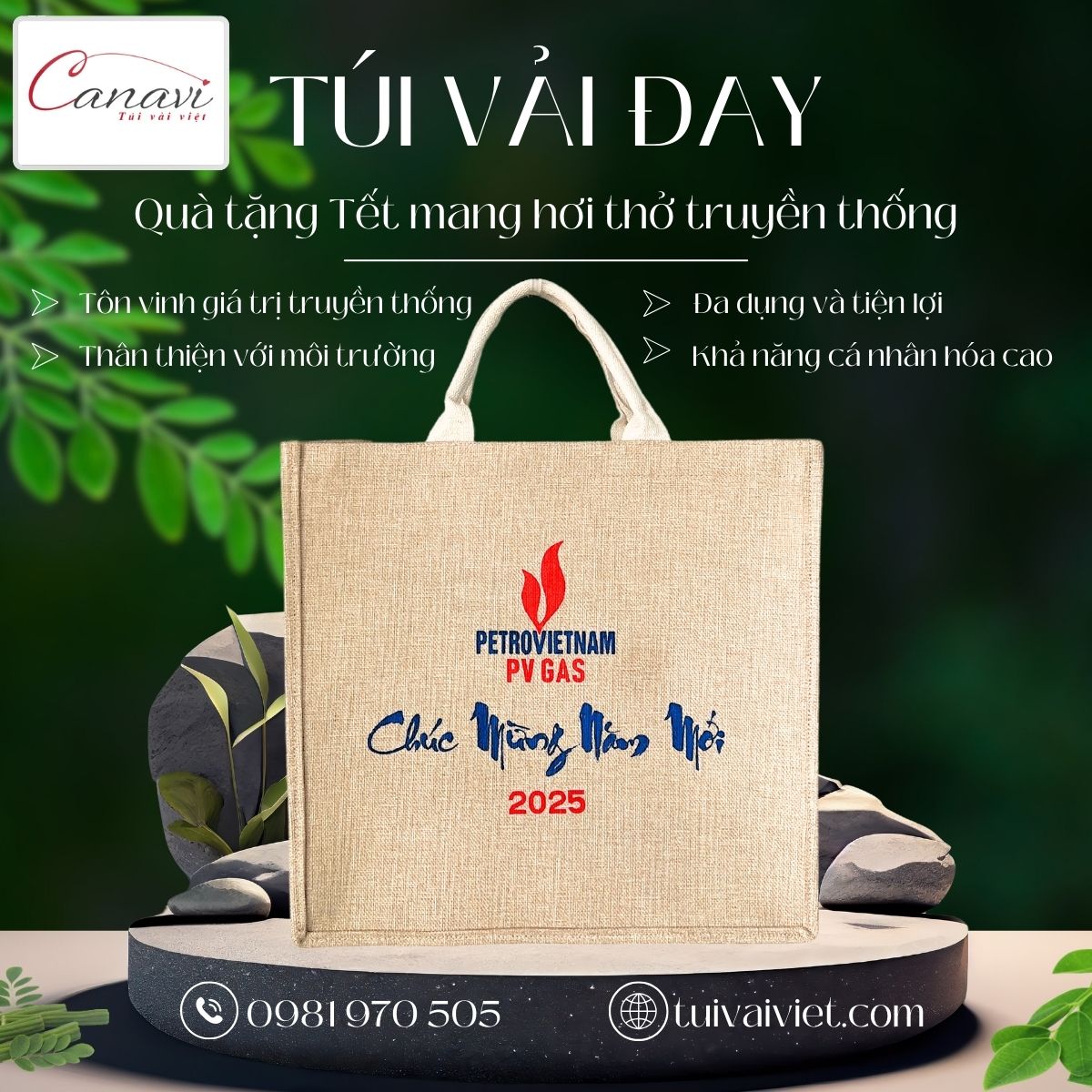 So sánh túi vải đay với các loại túi vải khác