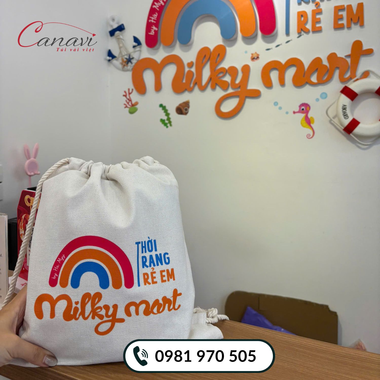 Đặc điểm của túi vải dây rút