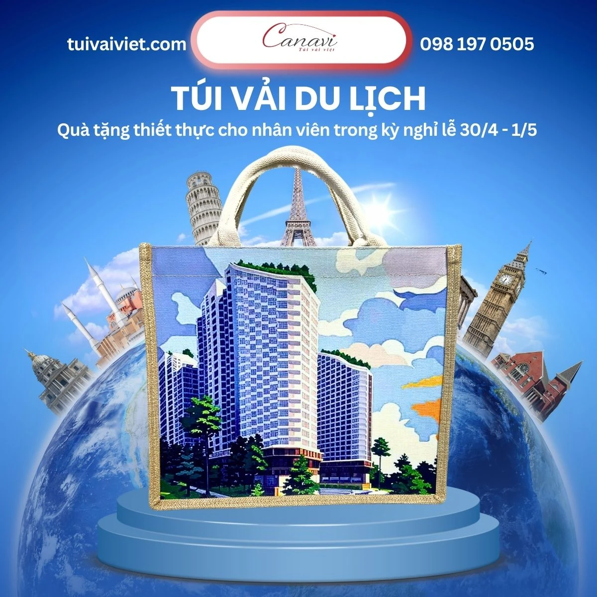 Túi vải đay: Bảo vệ môi trường và phong cách vintage