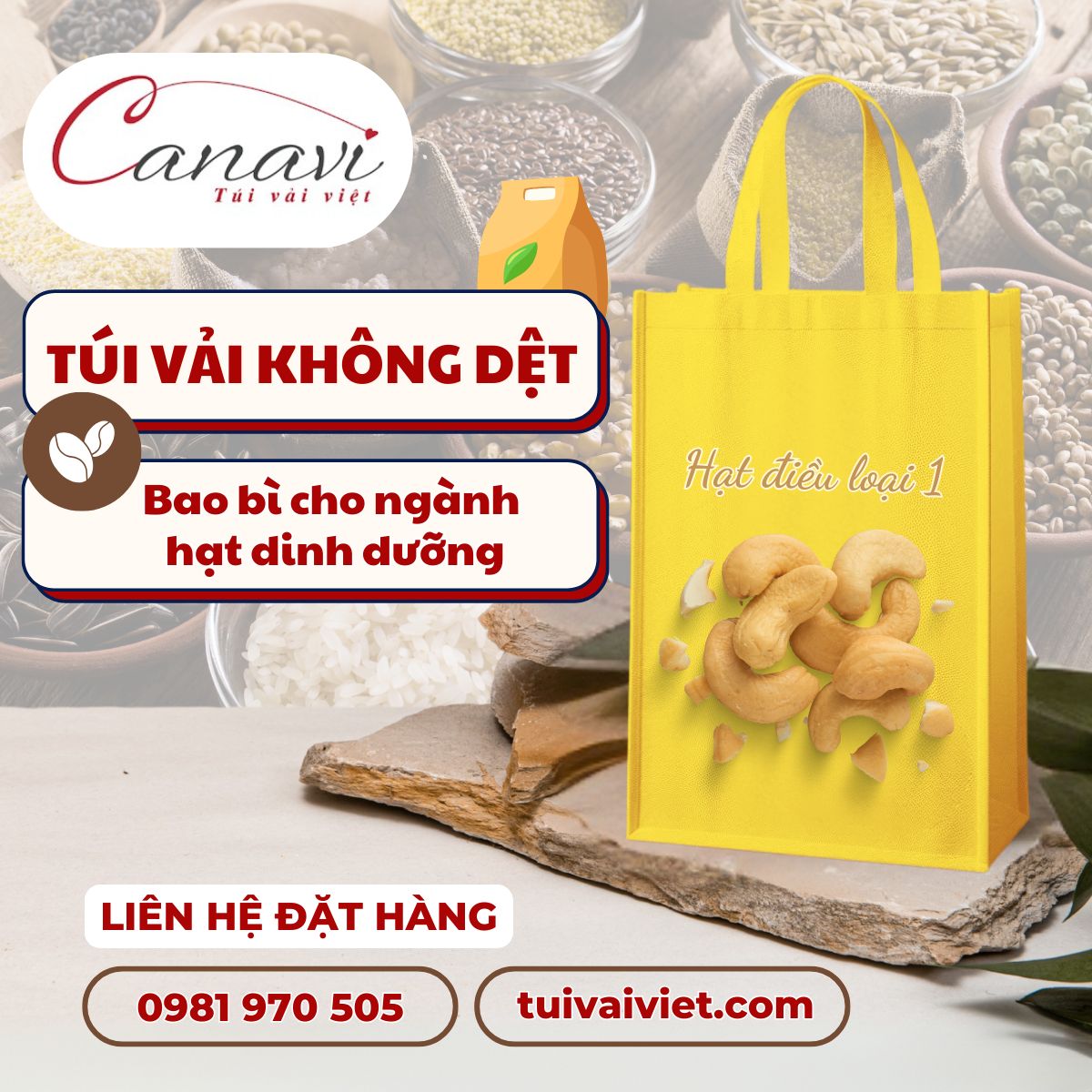 Lợi ích của việc sử dụng túi vải không dệt trong kinh doanh