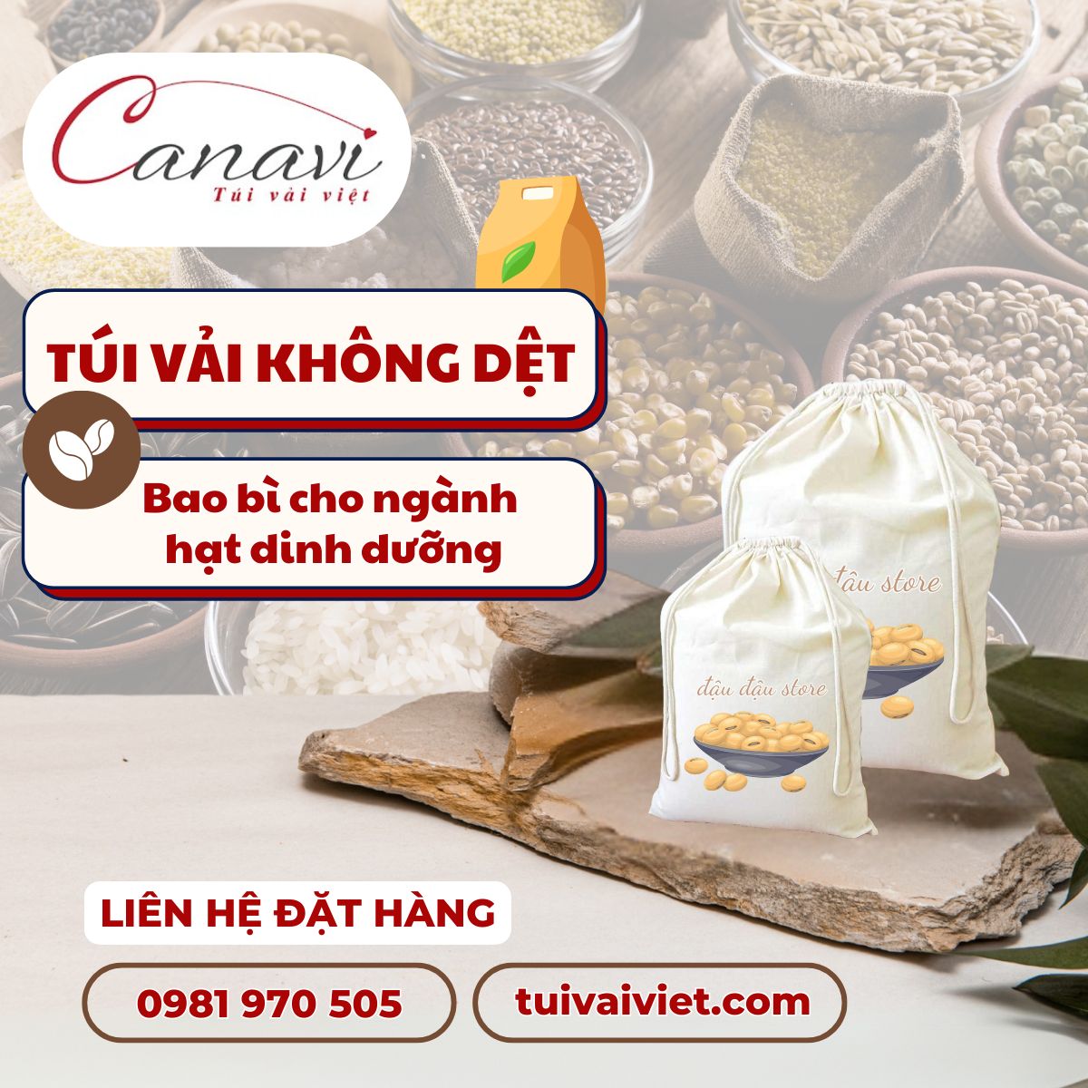 Xưởng may túi vải không dệt Canavi: Đối tác tin cậy cho doanh nghiệp