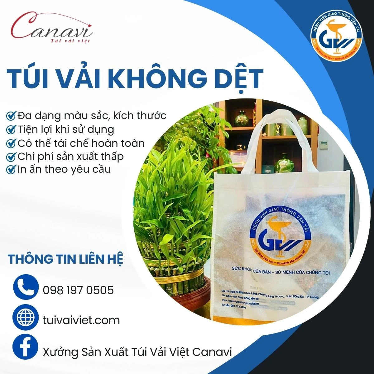 Hợp tác với Túi vải Việt - Giải pháp toàn diện cho các cơ sở y tế