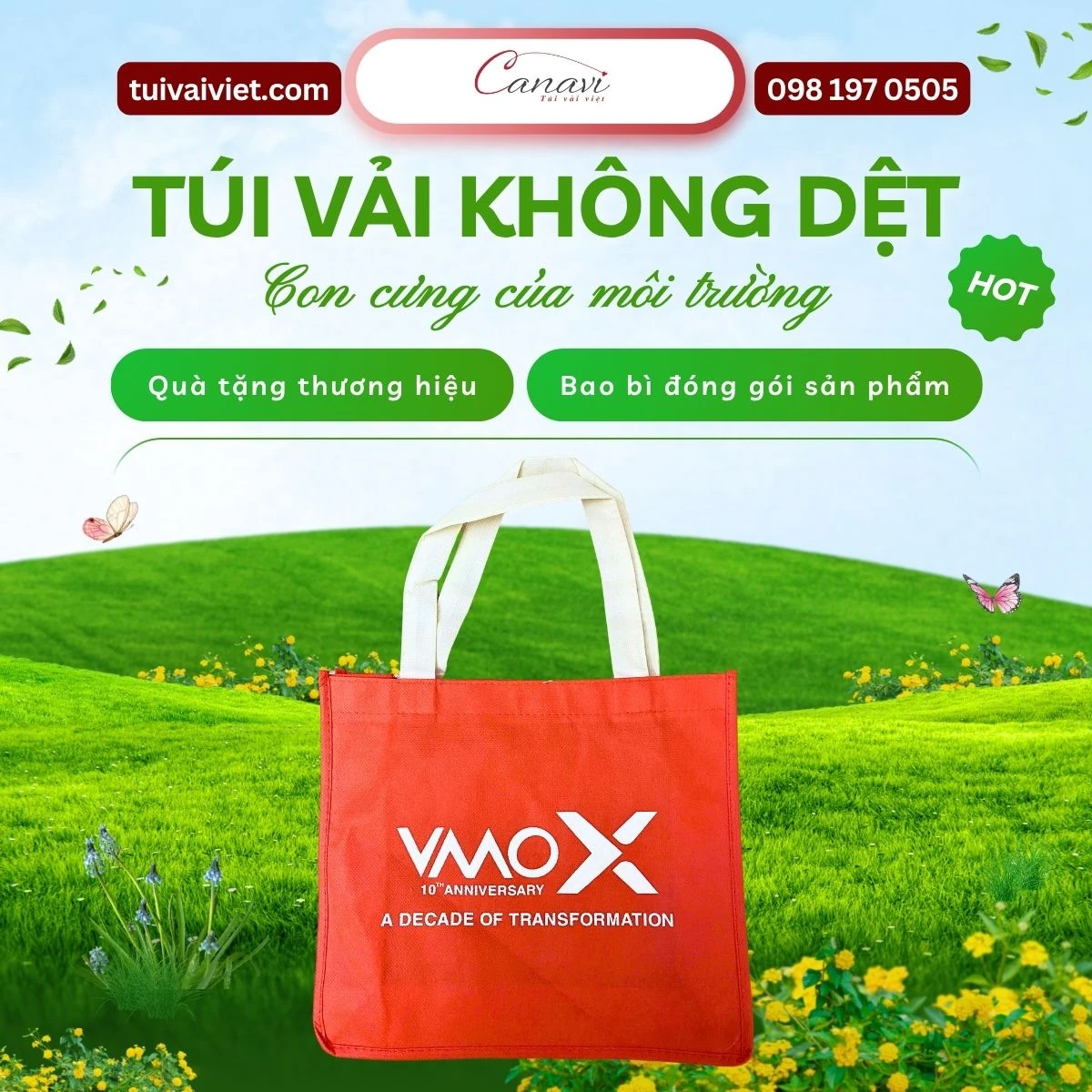 Lợi ích của túi vải không dệt