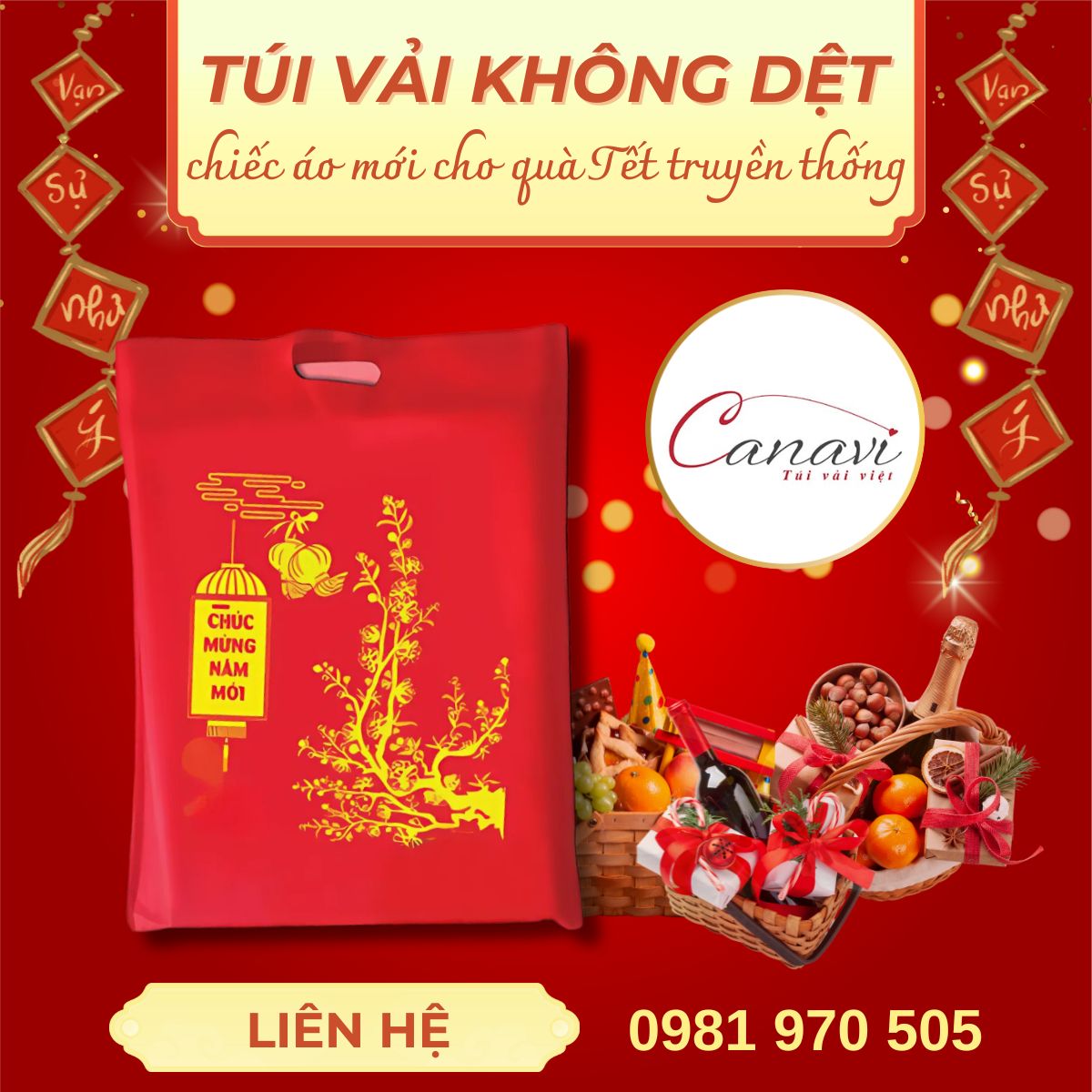 Tìm hiểu giá thành và nơi cung cấp túi vải không dệt uy tín cho mùa Tết