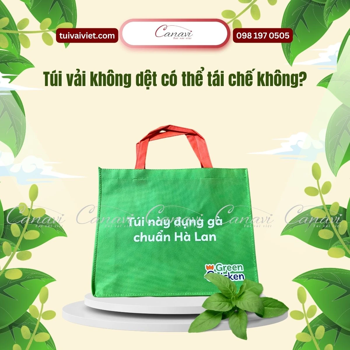 Túi vải không dệt có thể tái chế không? Tác động của nó đến môi trường