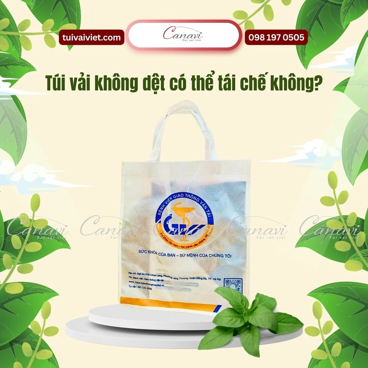 Túi vải không dệt có thể tái chế không?