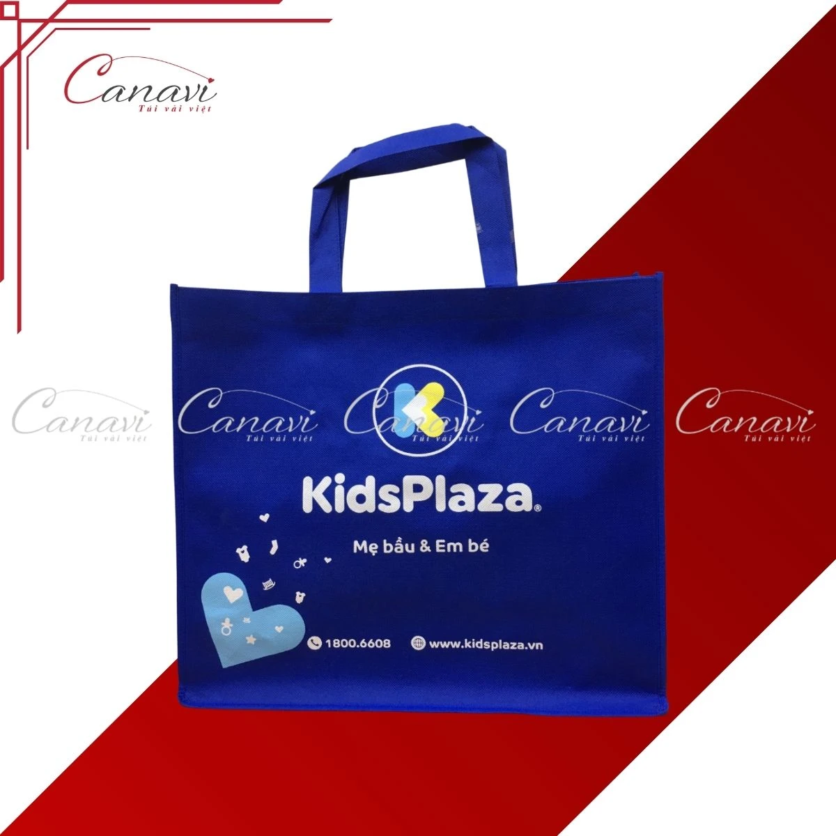 túi vải không dệt TVKD004 Kidsplaza
