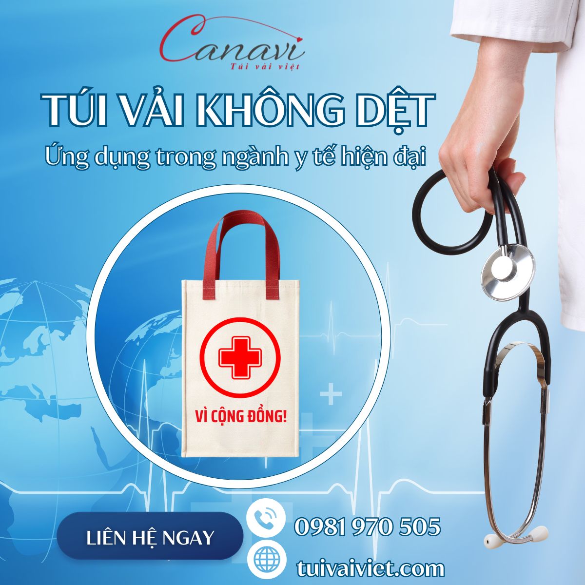 Túi vải không dệt và ứng dụng trong ngành y tế hiện đại