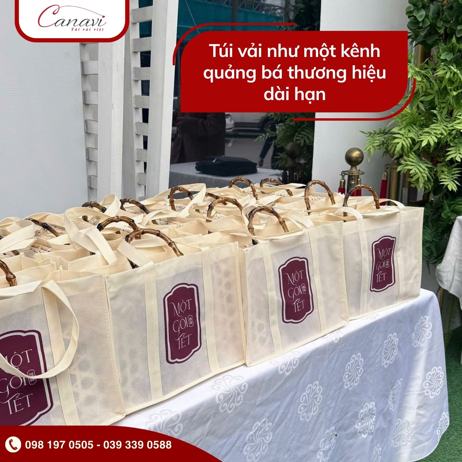 Túi vải như một kênh quảng bá thương hiệu dài hạn
