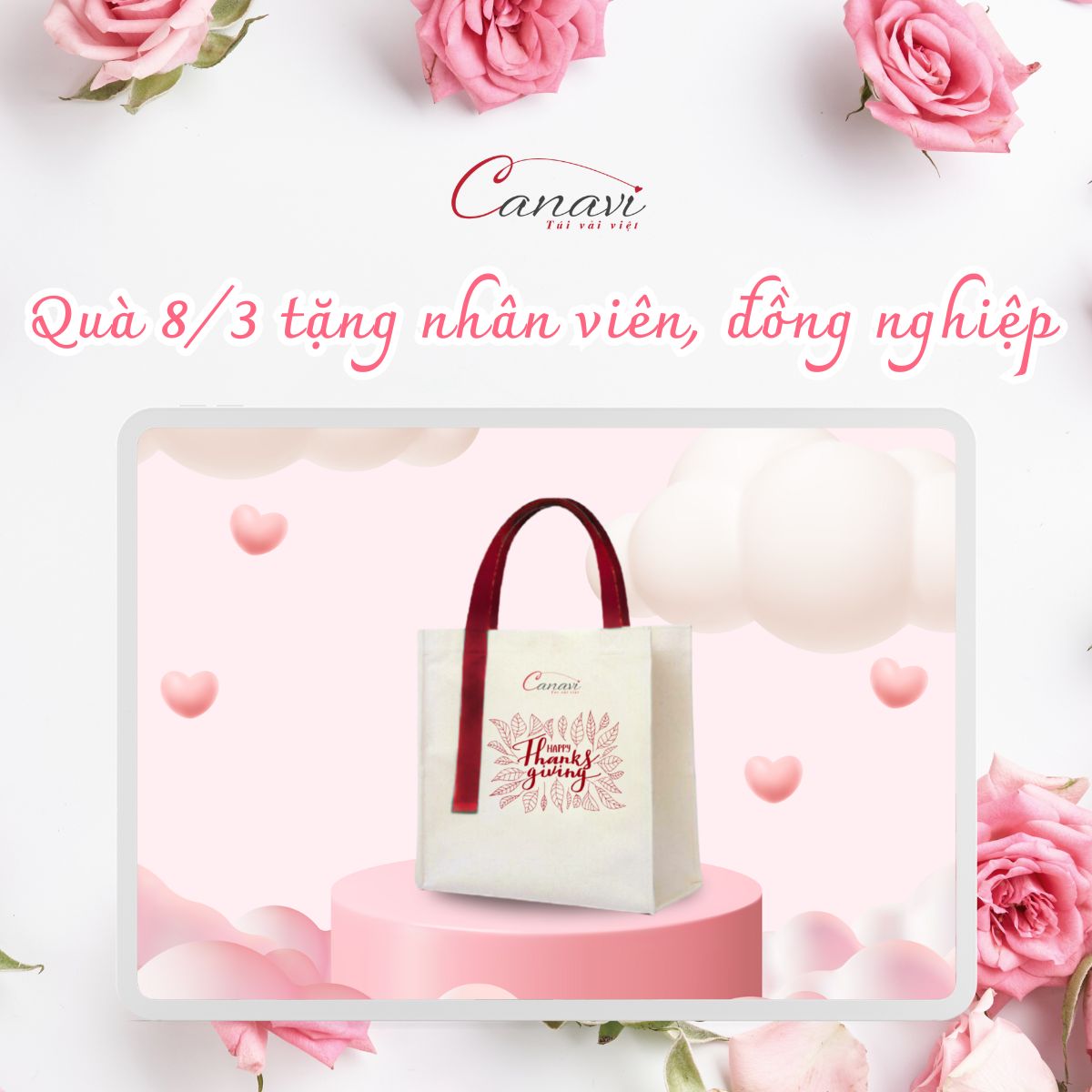 Món quà tặng nhân viên, đồng nghiệp nữ ngày 8/3