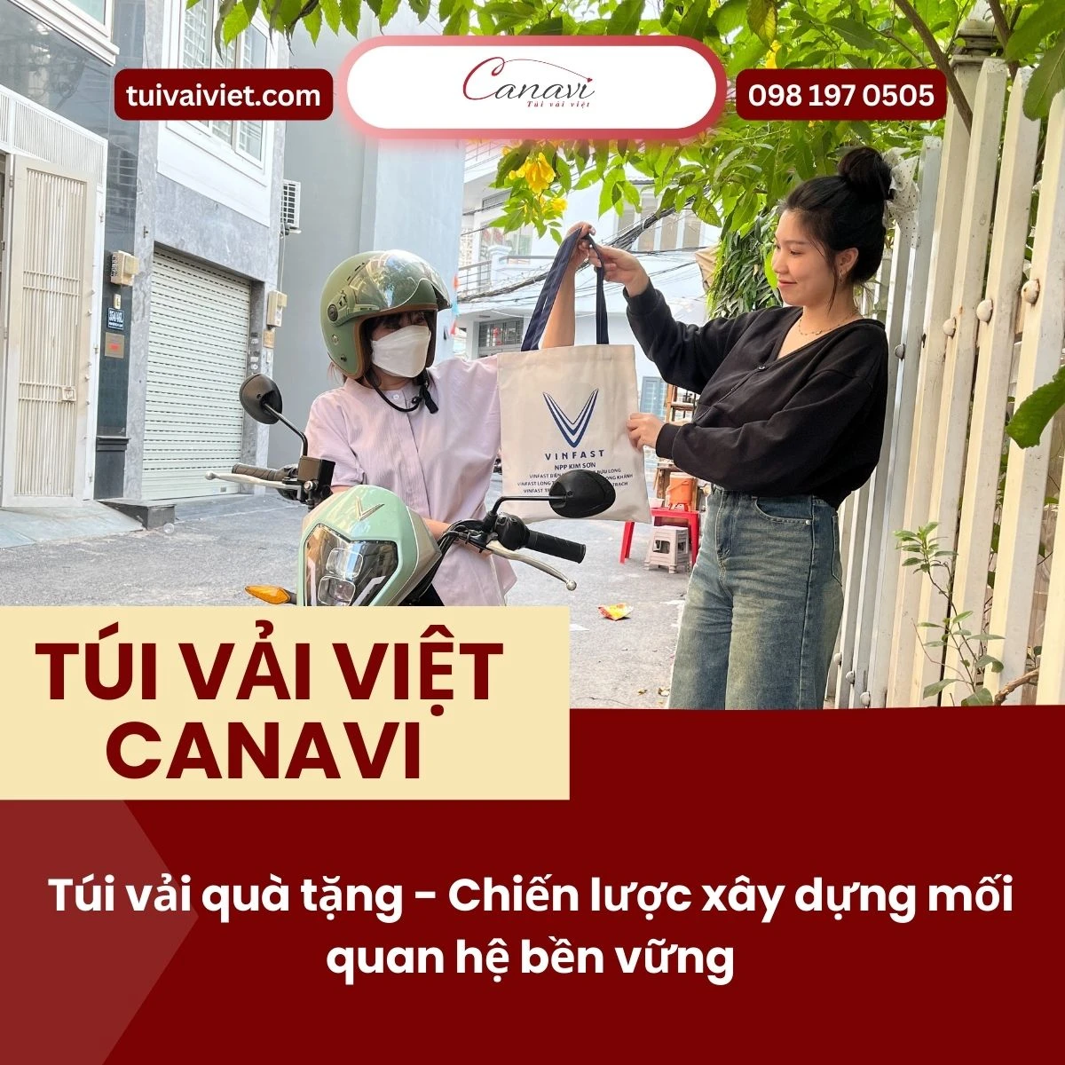 Túi vải quà tặng - Chiến lược xây dựng mối quan hệ bền vững