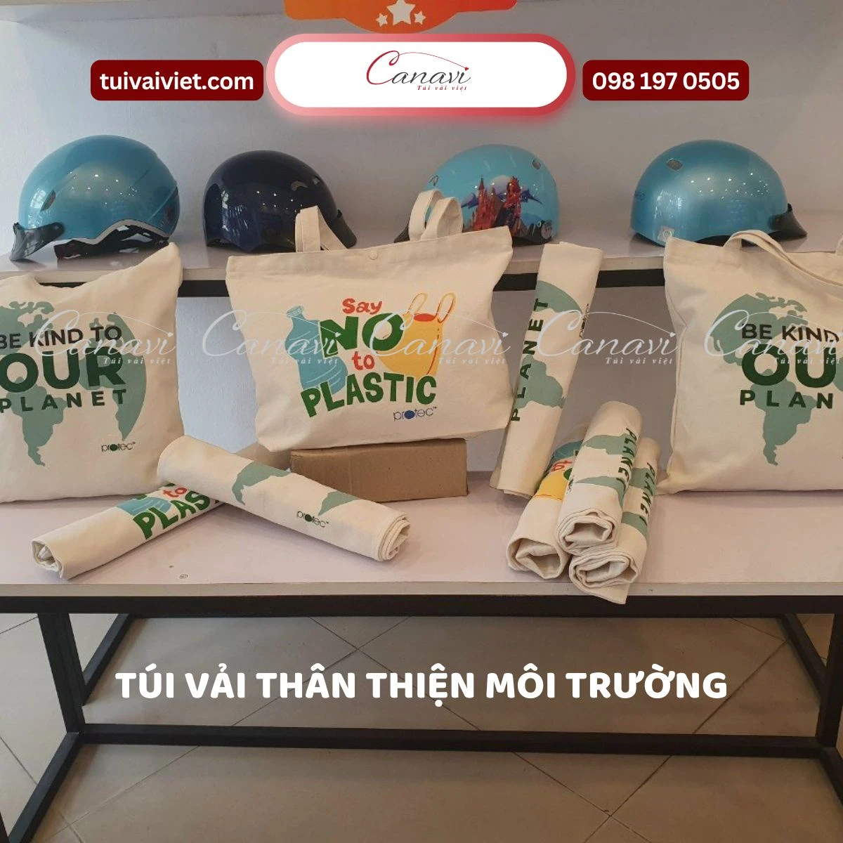 Túi vải Việt Canavi - Giải pháp túi vải thân thiện với môi trường