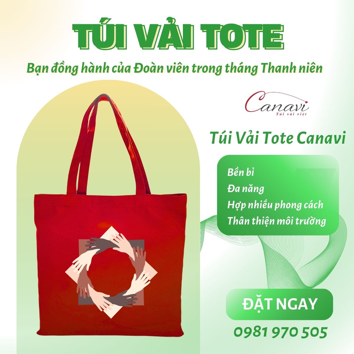 Gợi ý Mix & Match trang phục năng động cho các bạn trẻ khi tham gia hoạt động tình nguyện cùng túi vải tote