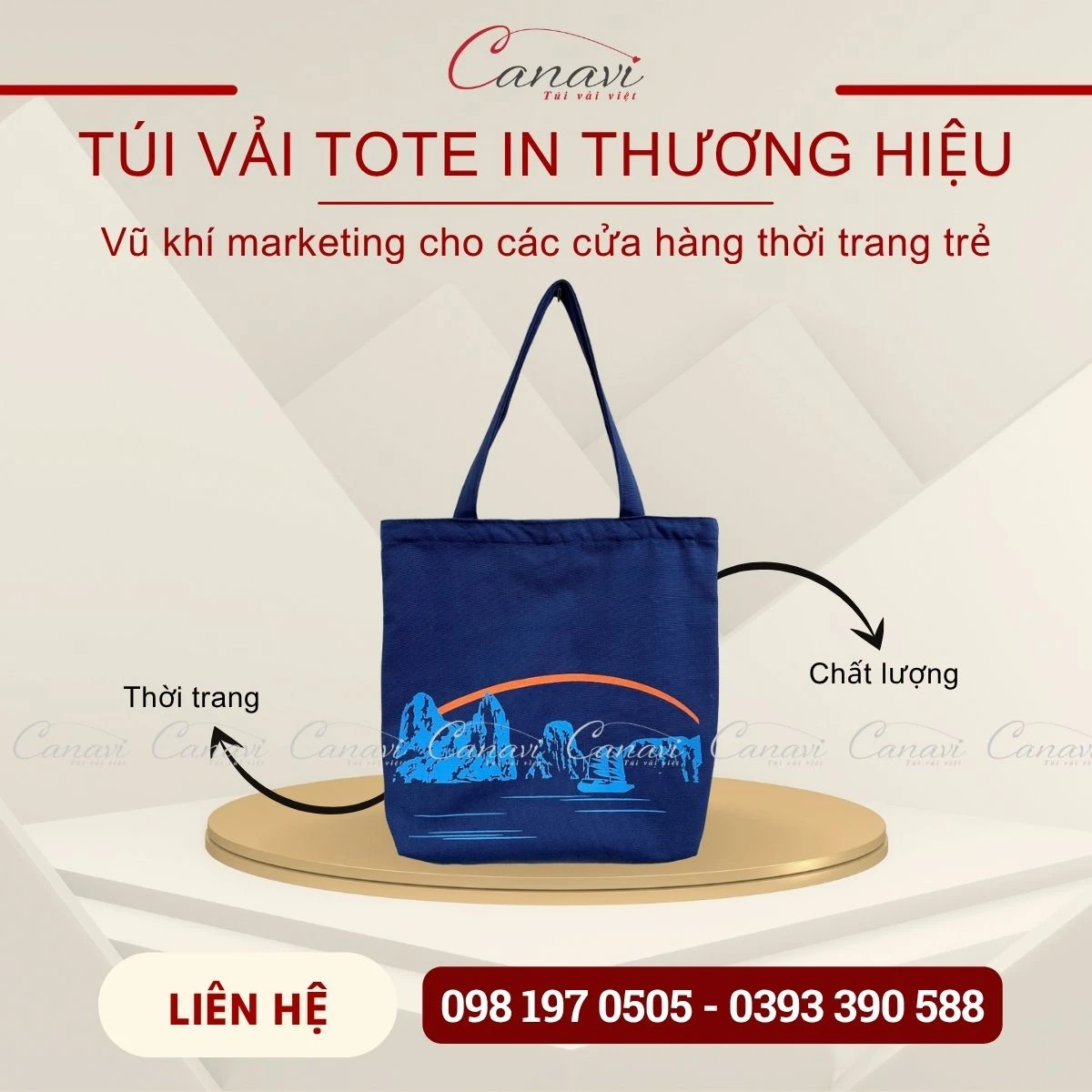 Chiến lược sử dụng túi vải tote trong marketing