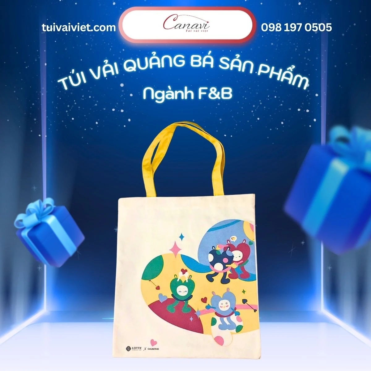 Ngành F&B - Khi túi vải tote trở thành "đại sứ thương hiệu" di động