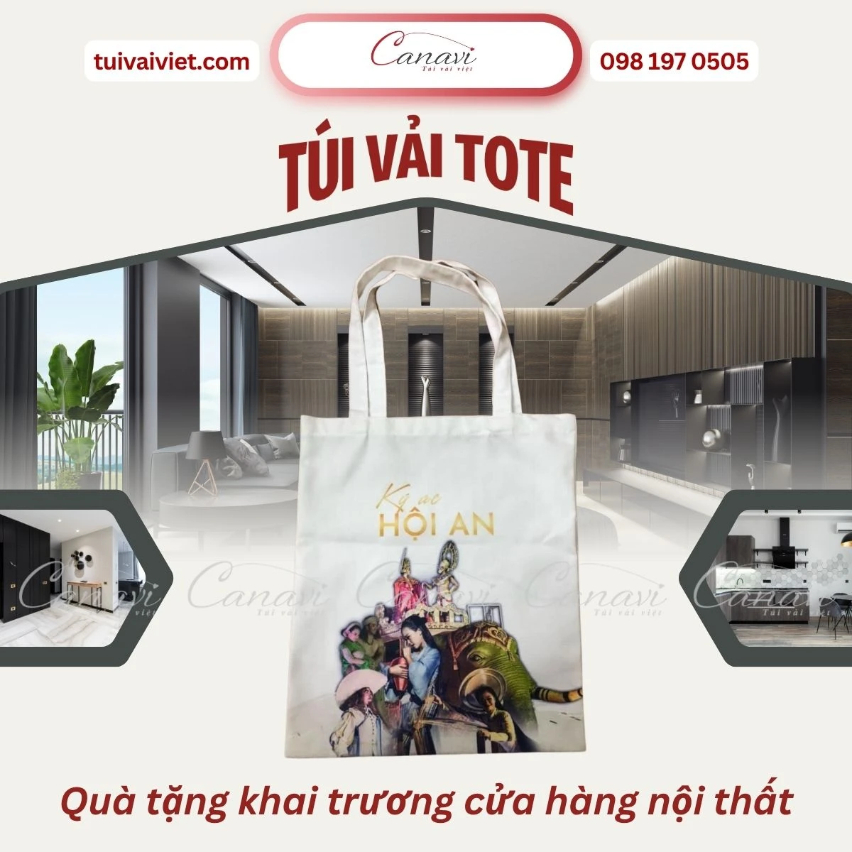 Sự bùng nổ của nhu cầu túi vải tote