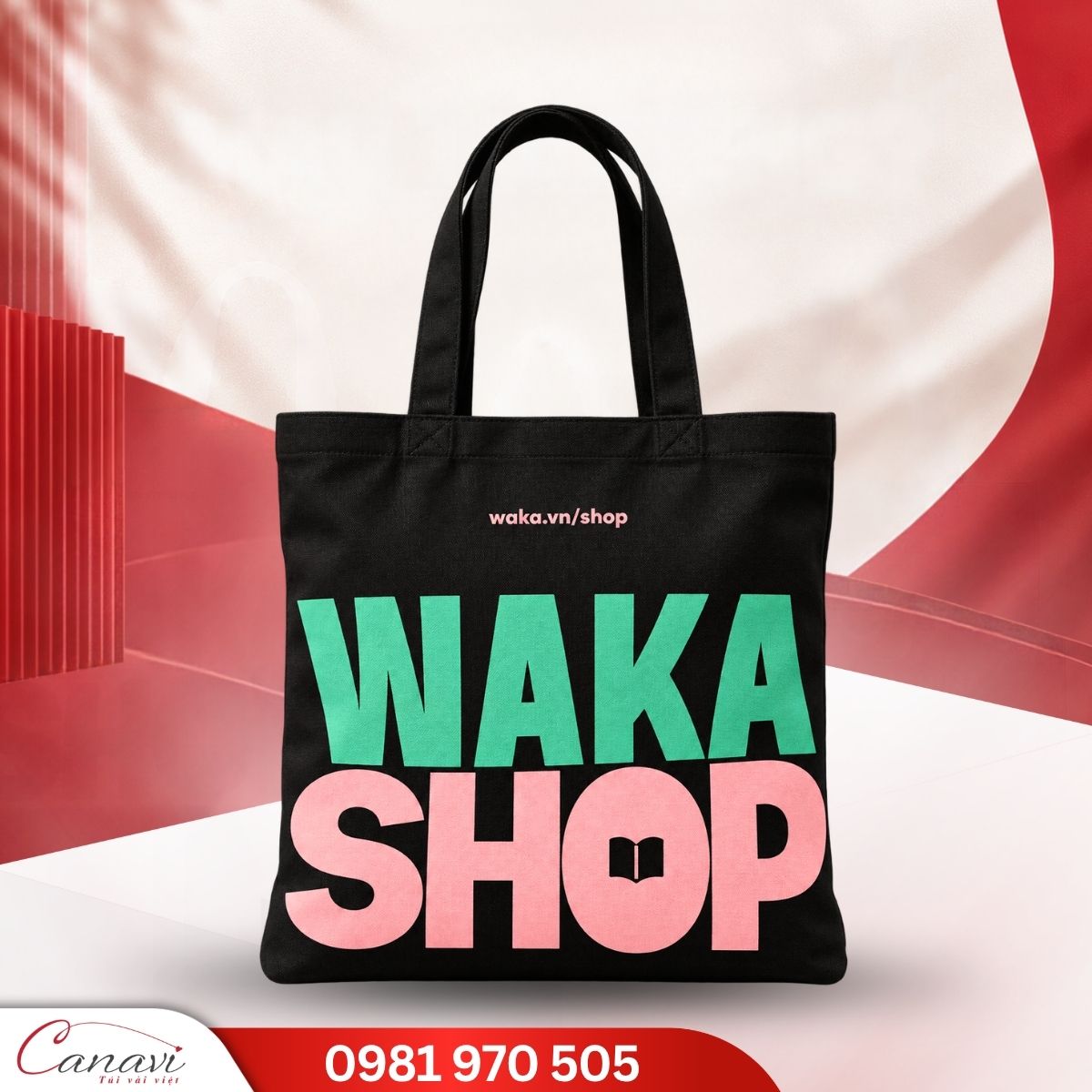 túi canvas của wakashop