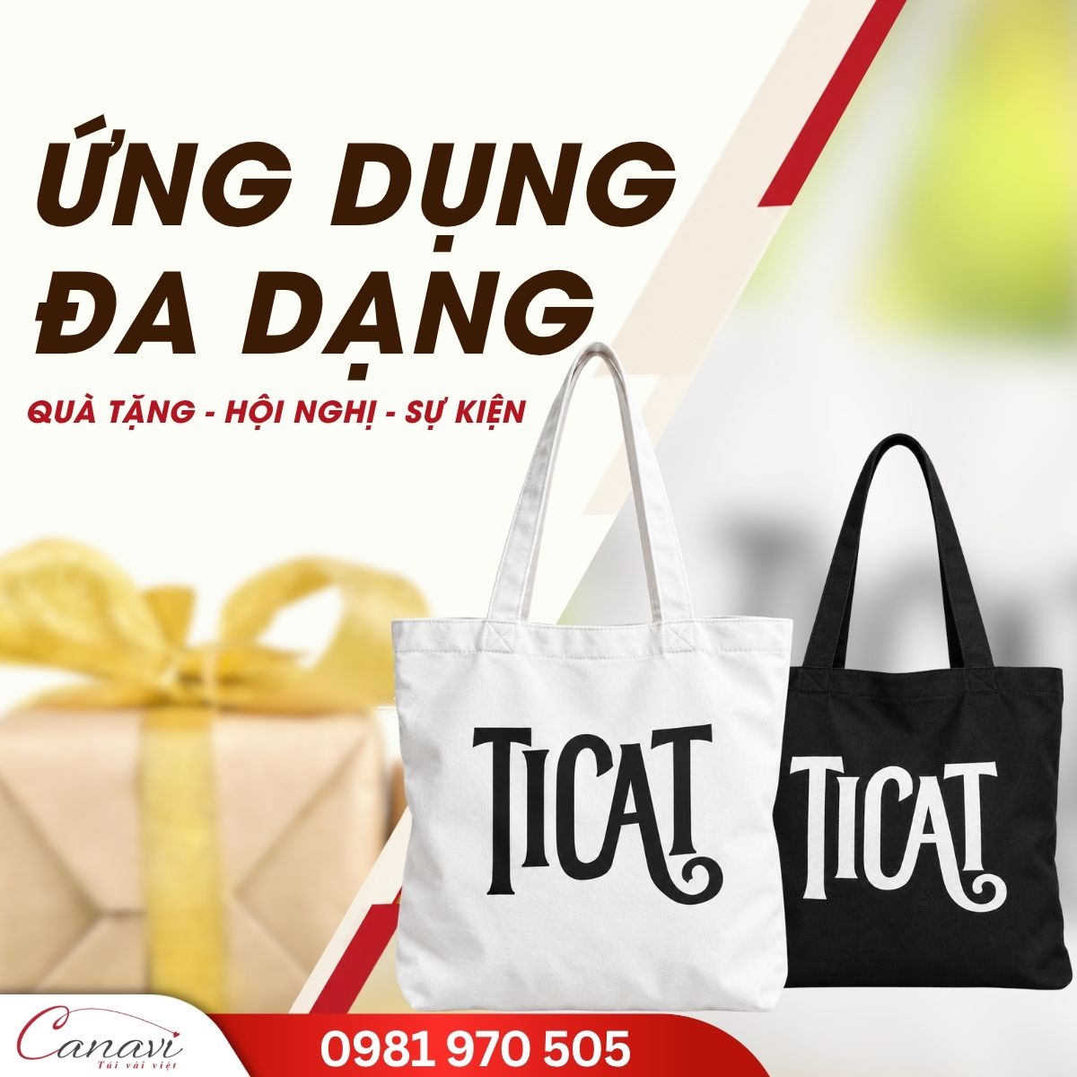 túi doanh nghiệp phù hợp với nhiều chương trình