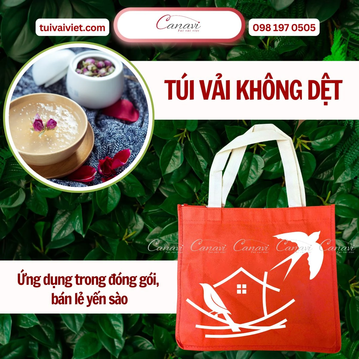 Tại sao túi vải không dệt là lựa chọn lý tưởng cho yến sào bán lẻ?