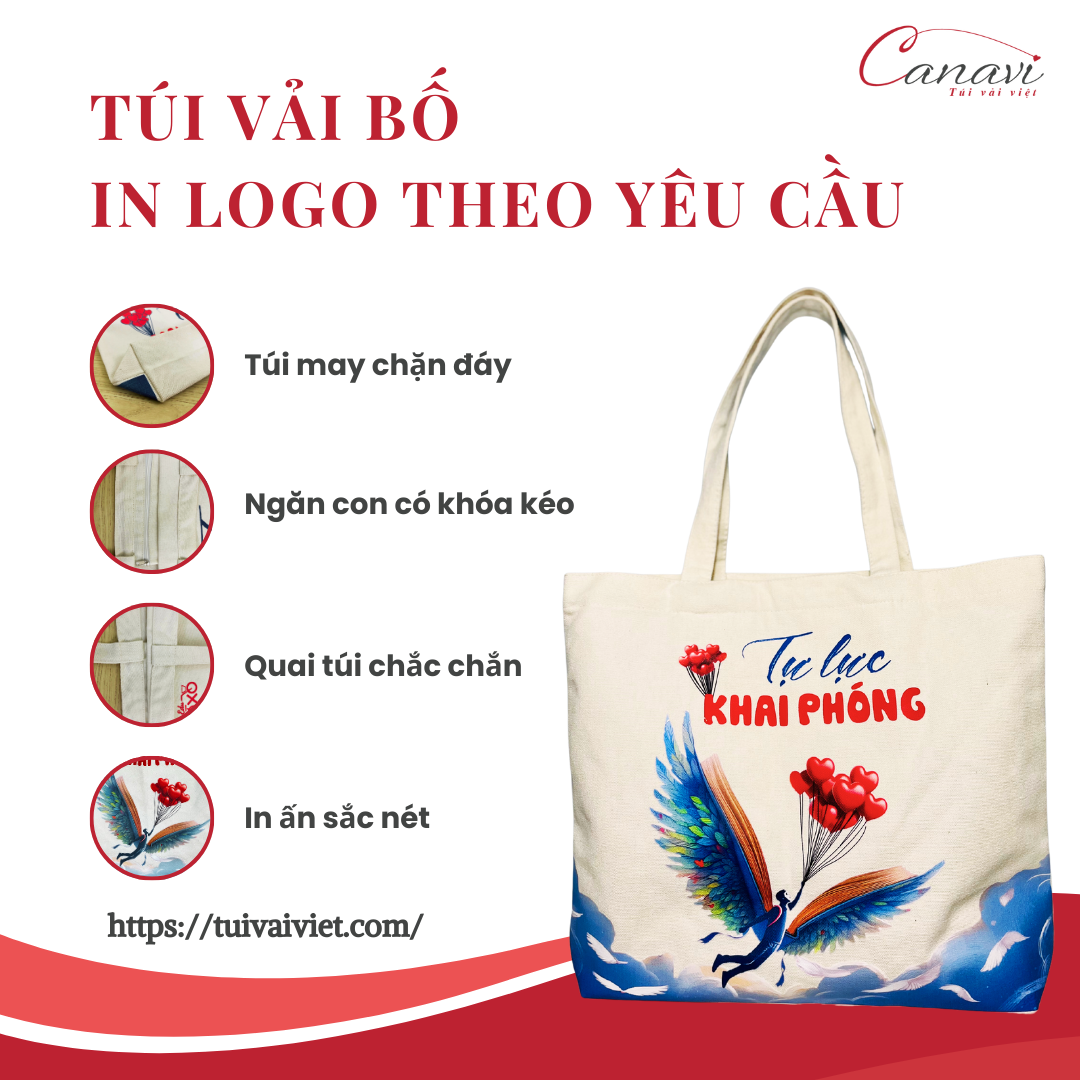 Vì sao nhu cầu in túi vải tại xưởng may túi vải Canvas Hà Nội ngày càng tăng?
