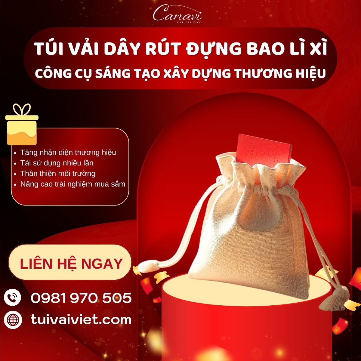 So sánh túi vải dây rút và các loại bao bì khác
