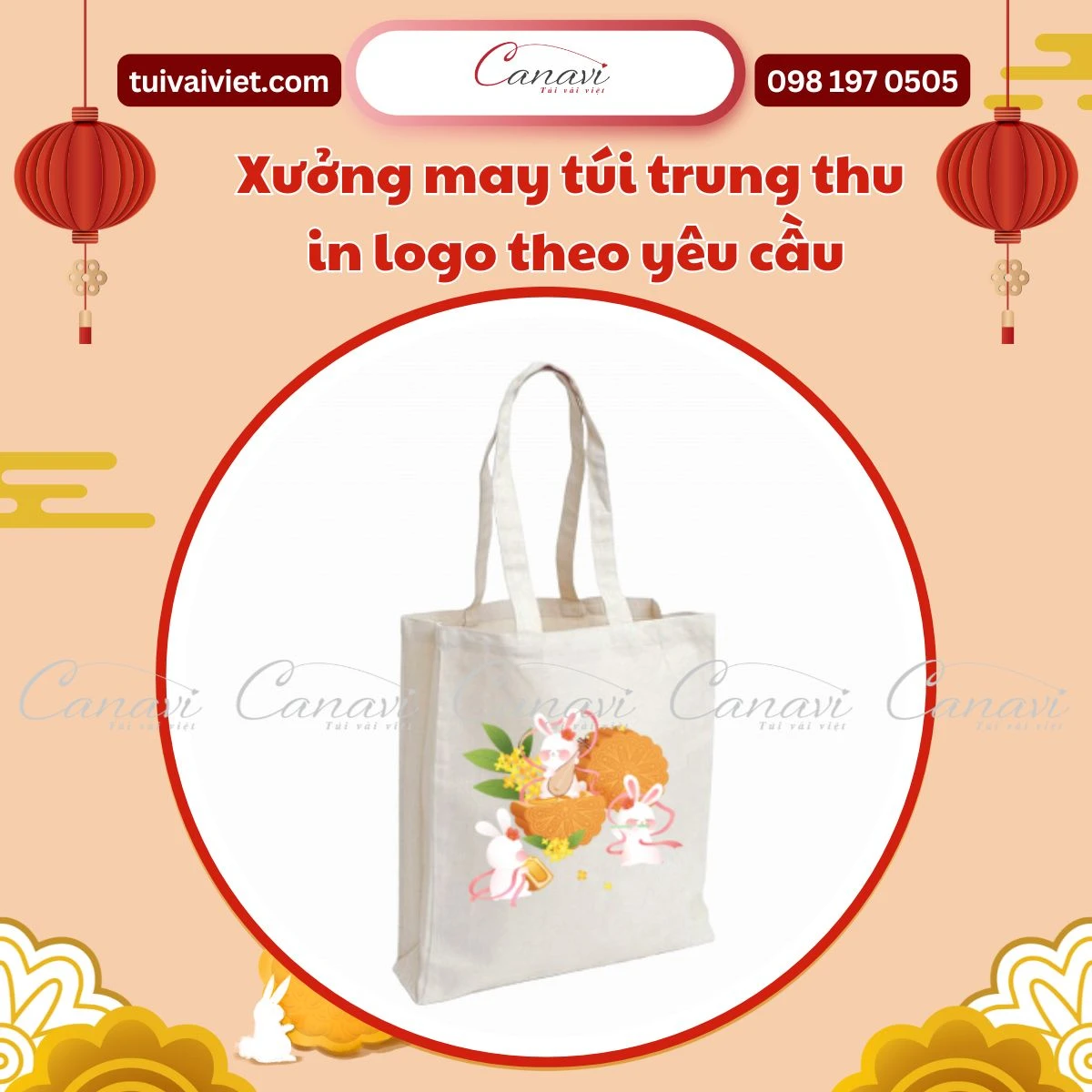 Tại sao nên chọn túi vải đựng bánh trung thu?