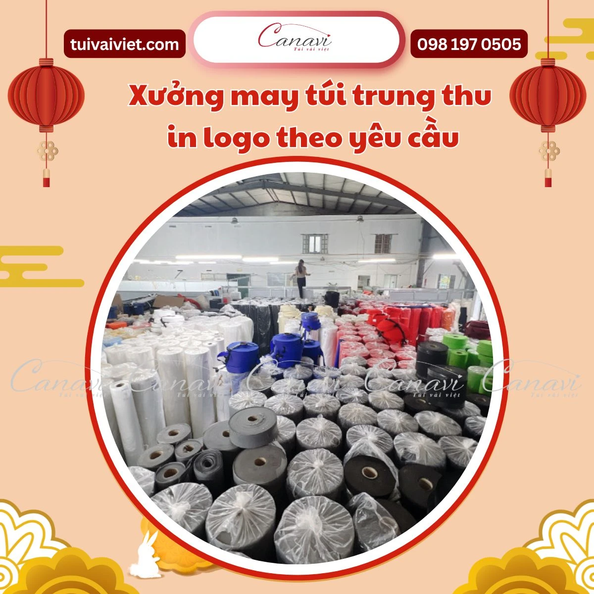 Kinh nghiệm lựa chọn xưởng may túi trung thu uy tín