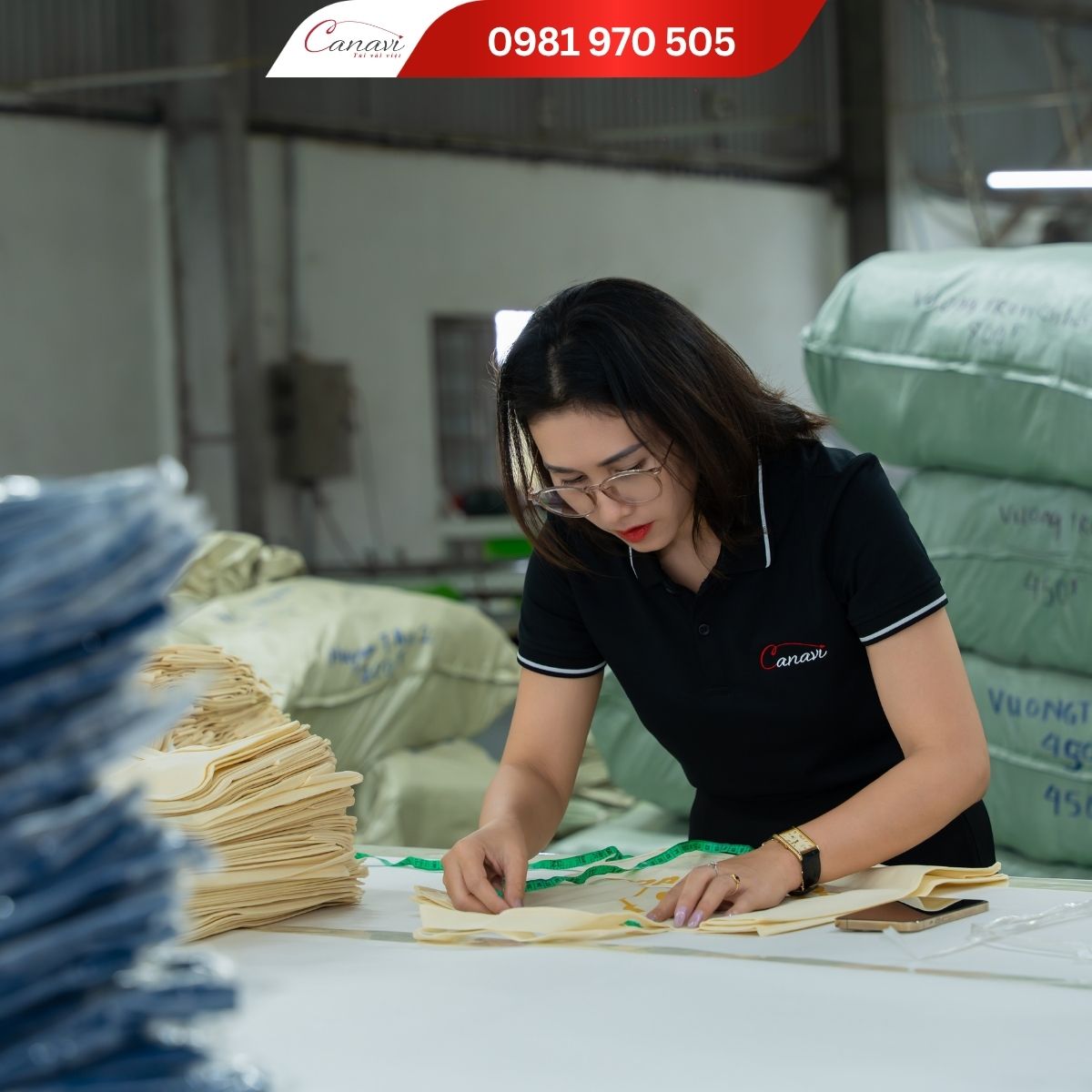Xưởng sản xuất Canavi Túi Vải Việt