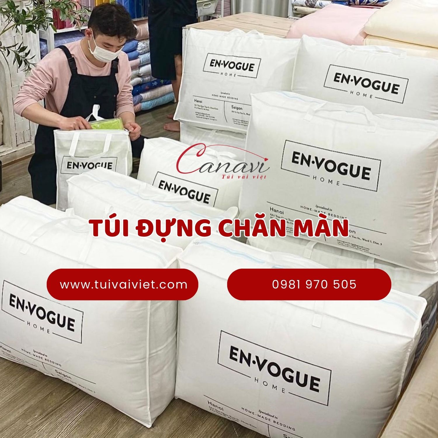 Lưu ý khi sử dụng túi đựng chăn màn