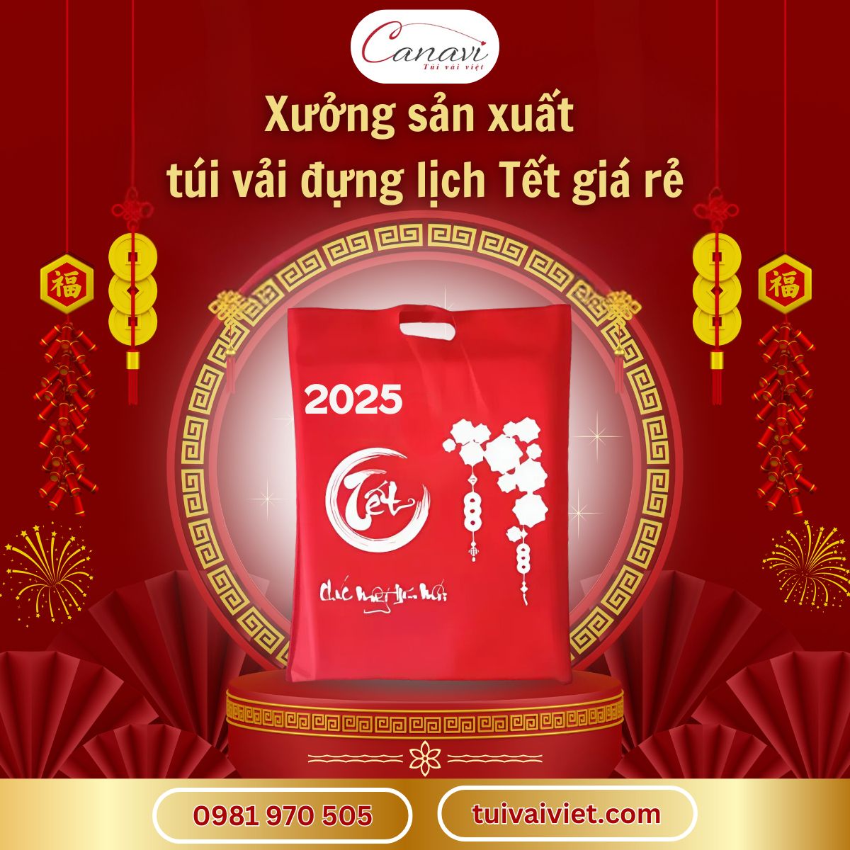 úi vải không dệt dạng dẹp - Túi ép nhiệt