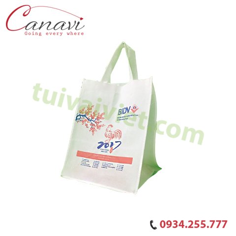 Túi vải không dệt chúc mừng năm mới TCM003 BIDV