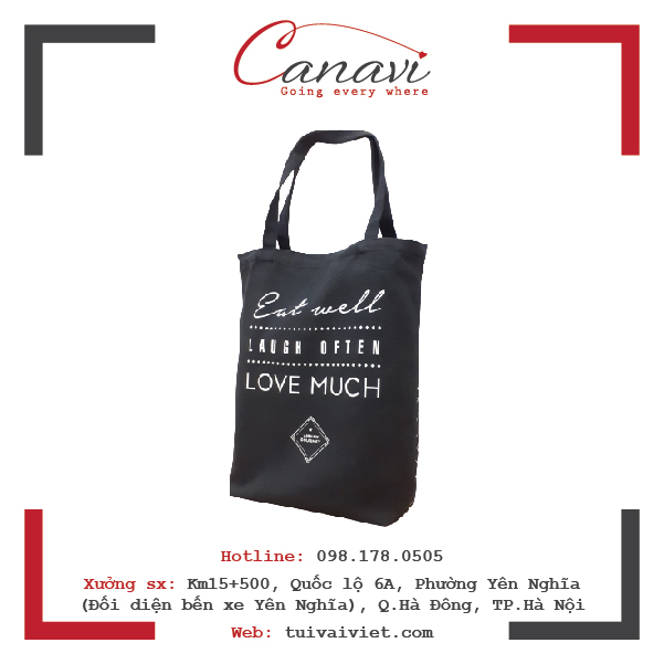 Túi vải bố canvas EatWell TVB026 04